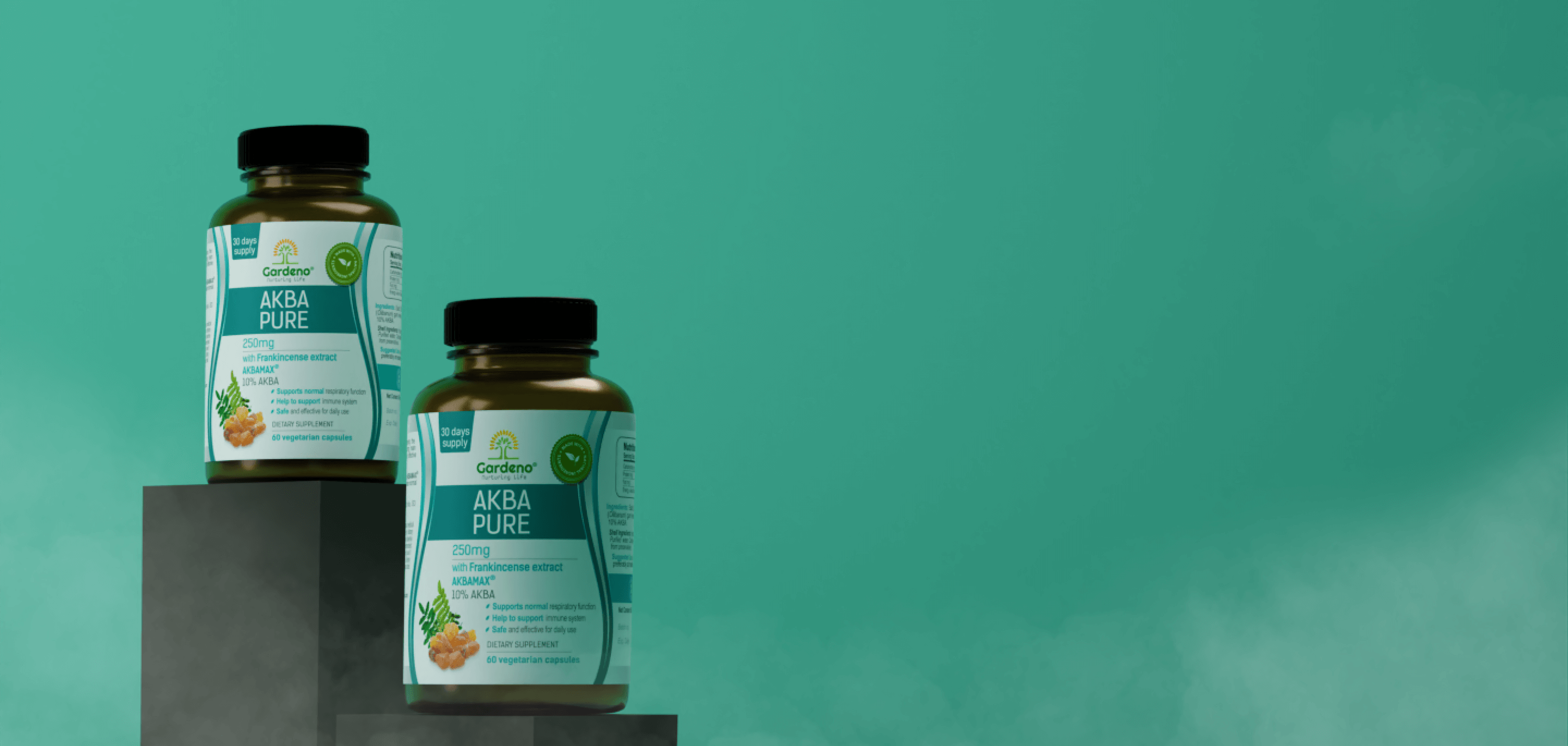 Akba pure Nutrition Facts background image