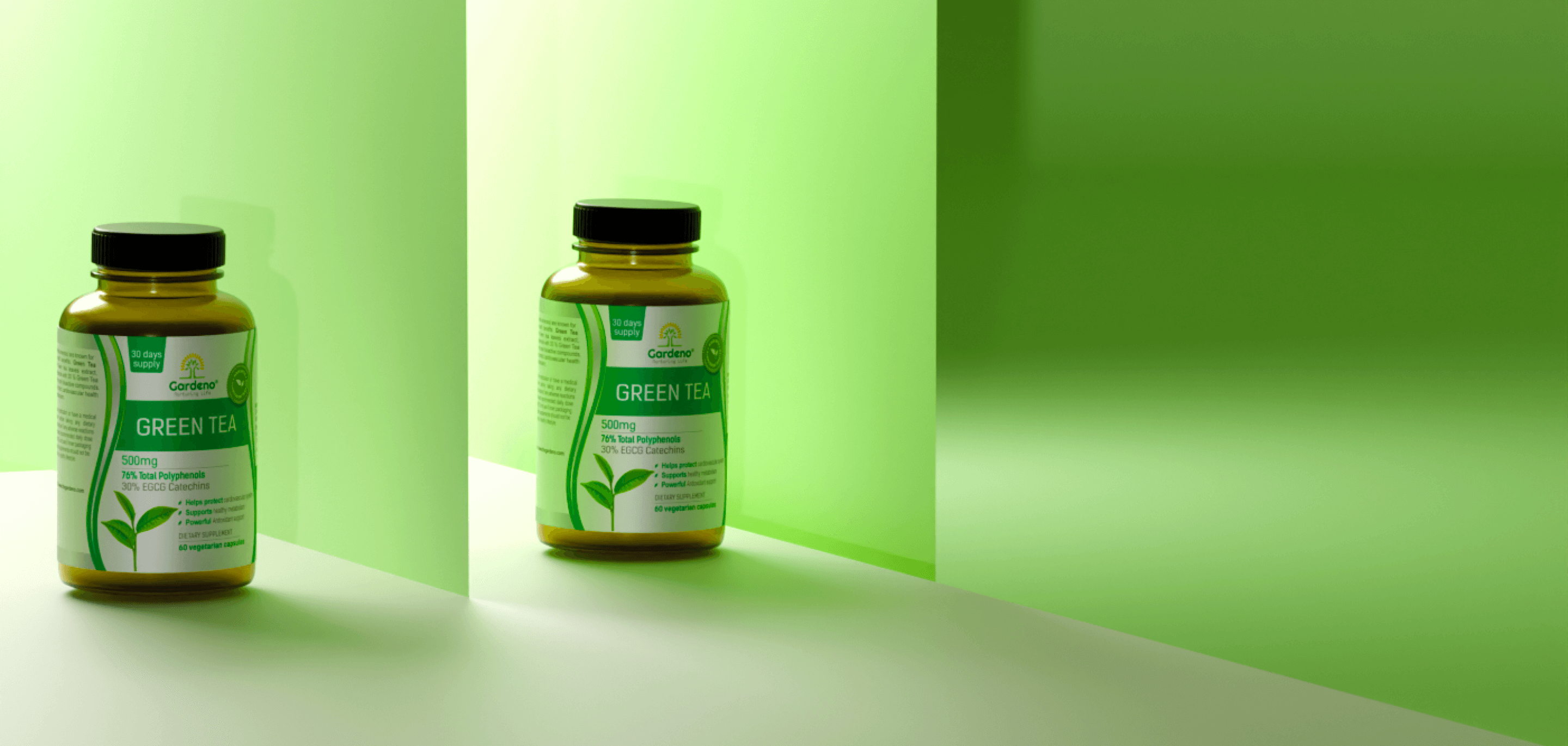 Green Tea nutrition facts background image