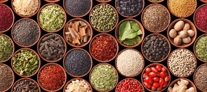Bulk ingredients background