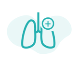 Lung health icon