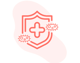 Foetal development support icon