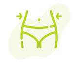 Regulates triglycerides levels icon